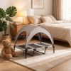 Elevated dog bed with washable and breathable mesh on the ceiling, 42 X 30 X 37