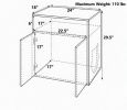 Industrial Cat Litter Box Enclosure with Entry And Open Compartment for Cats Pet Litter Box Hidden Entryway Design