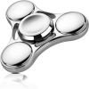 Fidget Spinner Toy, Ultra Durable Stainless Steel Bearing High Speed 3-5 Min Precision Brass Metal Finger Spinner
