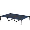 48" X 36" X 9" Elevated Pet Bed with Carrying Bag, Dark Blue