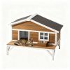 Modern Insulated Cat House for Outdoor