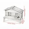 Modern Insulated Cat House for Outdoor