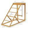 Chicken Activity Play for Healthy & Happy Animals with Chicken Perches & Hen Ladder, Chicken Coop Toy, Yellow
