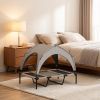 Elevated dog bed with washable and breathable mesh on the ceiling, 42 X 30 X 37