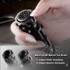 Metal Fidget Toy Gun for Adults: Stress Relief Toys Fidget Gun Fidget Spinner, Steel EDC with 20 Bullets 1 Target Silent for Adults Family (Black)
