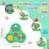 Fidget Toys for Adults,3PCS Fidget Pad Easter Basket Stuffers for Boys Girls,Sensory Toys Stress Relief Cube Clicker Controller