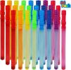 24 Pack Bubble Wands for Kids, 8 Colors Bubbles Stick Bulk, 14.6" Easter Party Favor Summer Toy for Children
