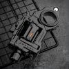Metal Fidget Toys Gun Adults - Alloy Fidget Spinner Slider Clicker & Launcher Toy EDC Fidget Gun with Bullets and Target Stress Relief Focus Tool (Bla
