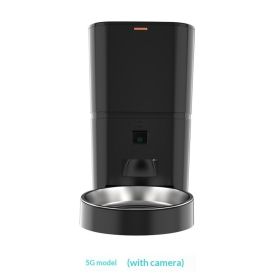 Video Camera With Adjustable Performance Pet Feeder (Option: Black 4L-5G Night Vision Version)