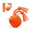 Cheerble Interactive Dog Toy, Wicked Ball Rolly, Automatic Move, E-TPU Material, Rope and Barking Sounds, for Medium to Large Dogs