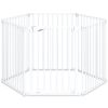 Extra Wide Baby Gate Fits 34.5-154" Openings 6-Panel Adjustable Pet Safety Fence