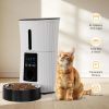 Intelligent feeder, equipped with WiFi application control function, a 4-liter capacity intelligent pet food dispenser specifically for cats and dog